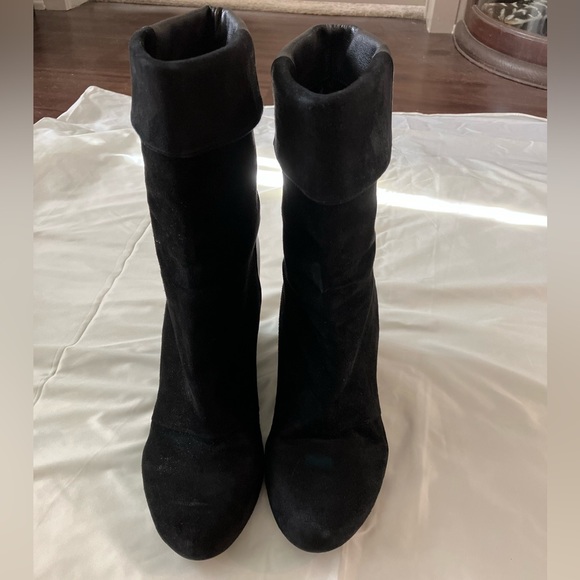 Enzo Angiolini black wedge heel boots! - Picture 2 of 7